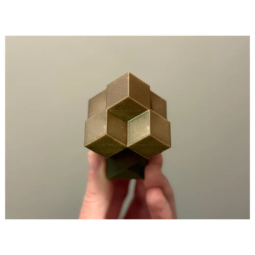 Rhombic Sierpiski Octahedron Fractal Level 1 Geometry Model Puzzle 3D Education