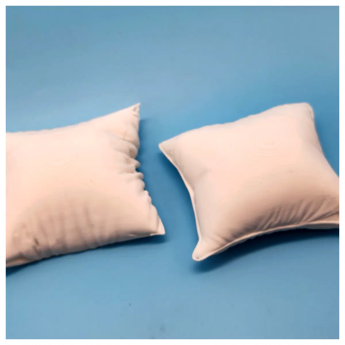 Fluffy Square Pillows 2 Pack Soft Cushions Home Decor Filling Pillow Parts Replacement