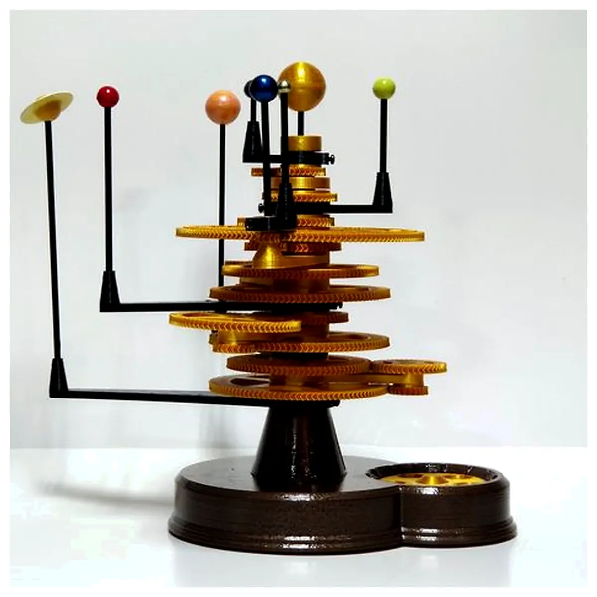 Mechanical Planetarium Solar System Model Parts Repair Universal Space Toys Astronomy Gift