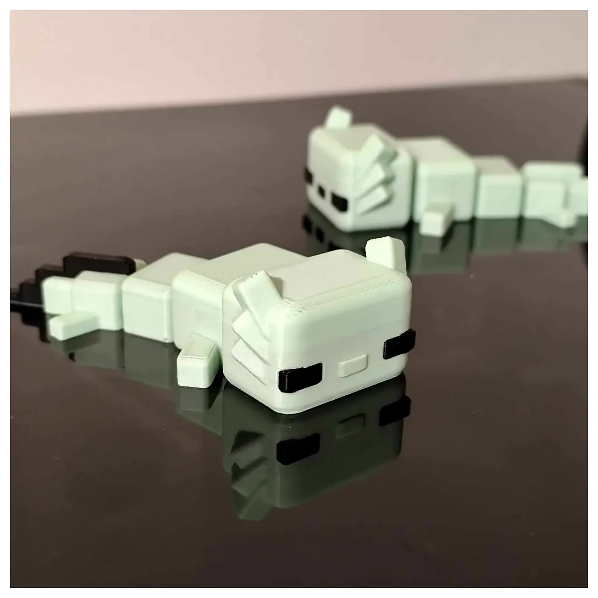 Flexible Axolotl Toy Aquatic Pet Accessories Axolotl Parts Axolotl Repair Flexible Creature Water Droplet