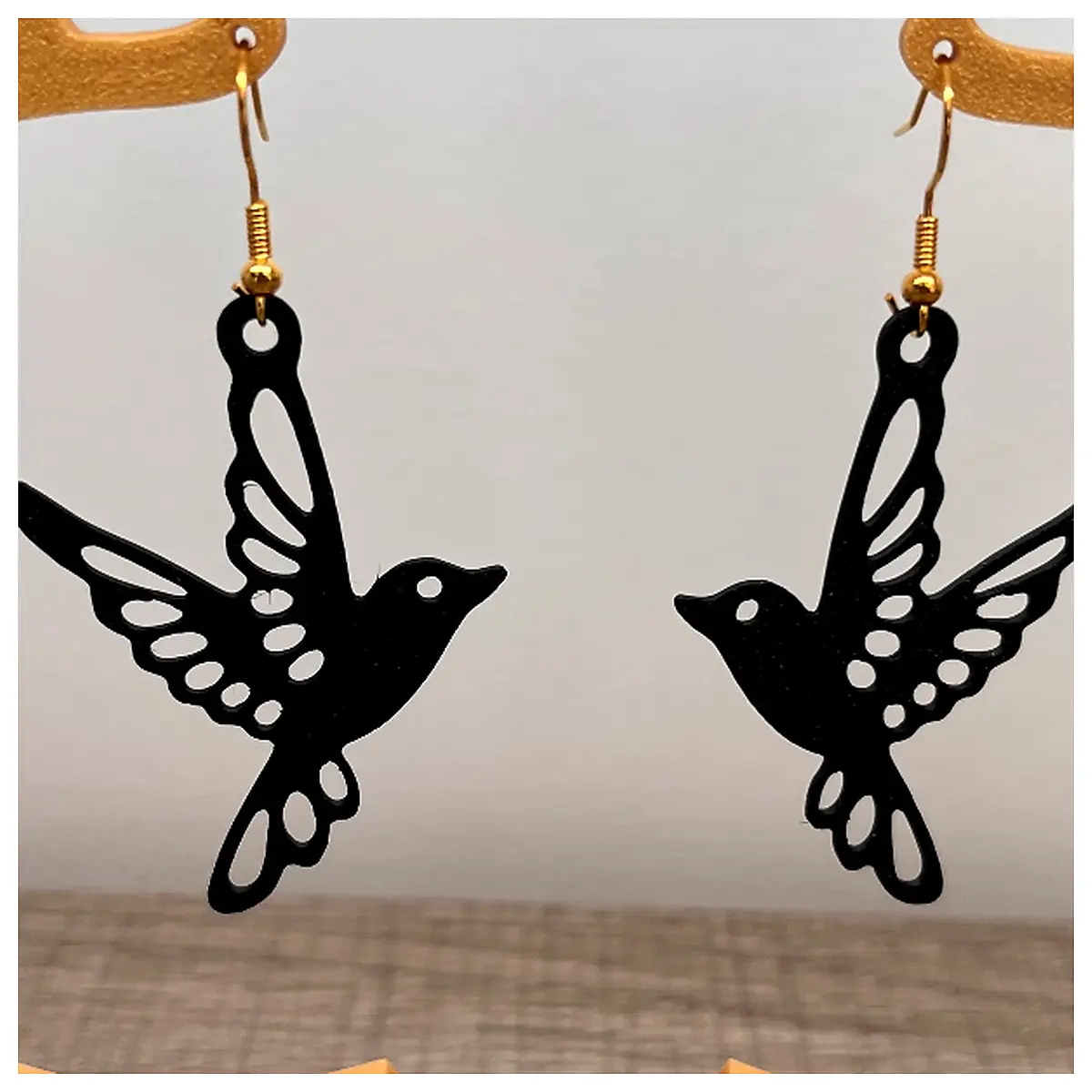 Bird Earrings Feather Earrings Delicate Jewelry Elegant Bird Shaped Earrings Fashion Accessories Bird Lovers Gift
