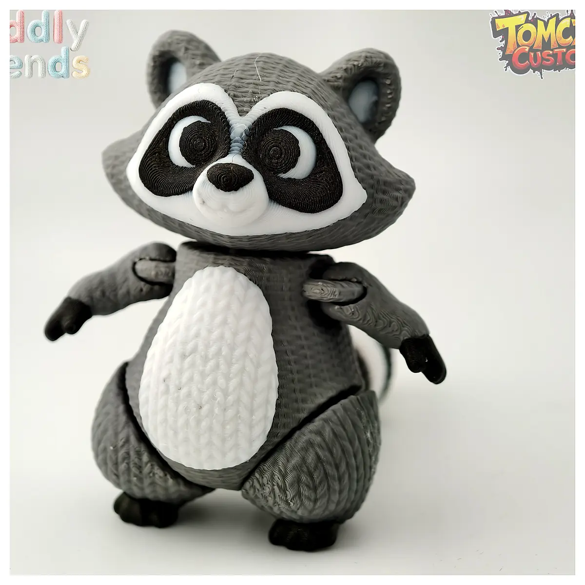 Plush Raccoon Toy Soft Cute Cuddle Plush Kids Stuffed Animal Plushie