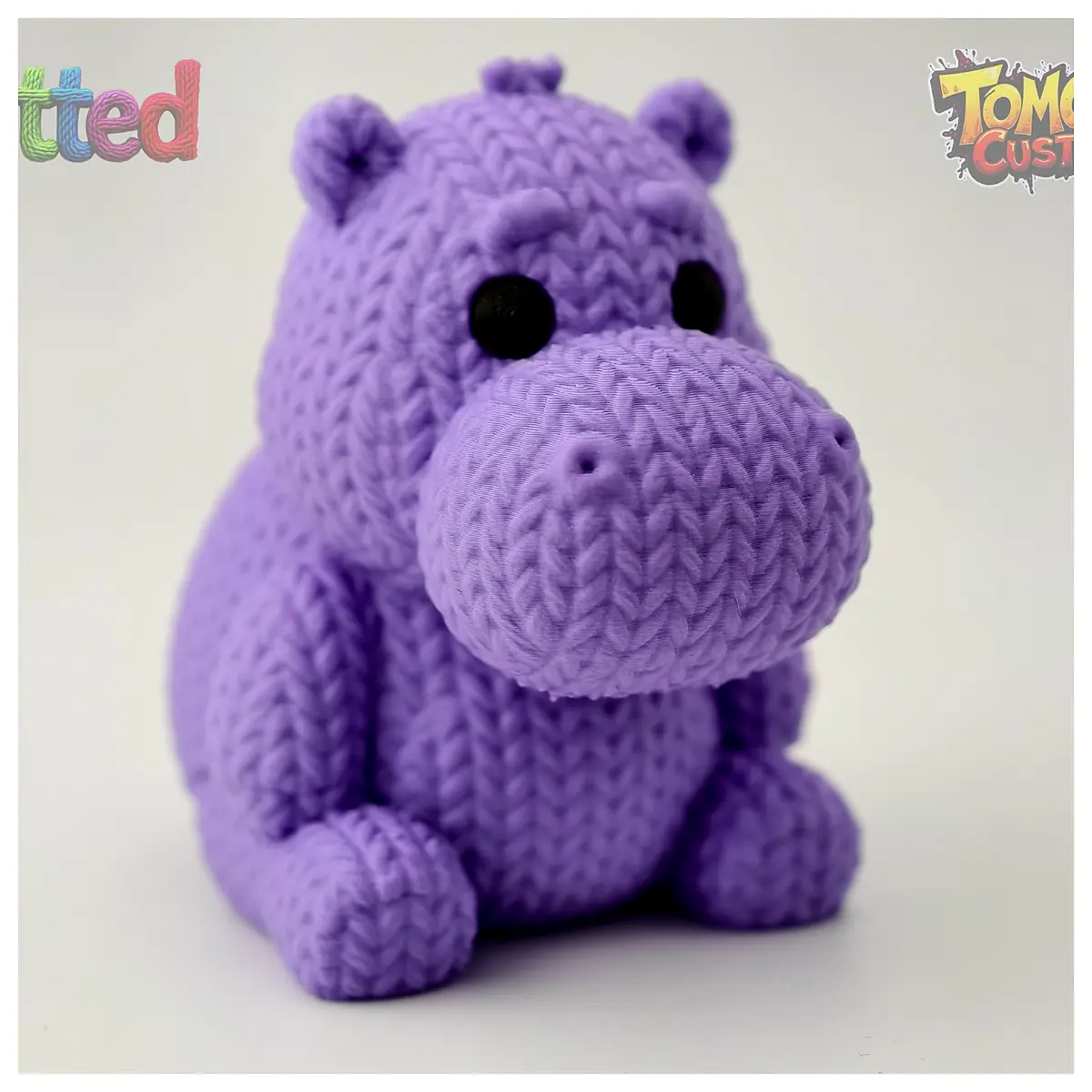 Knitted Hippo Plush Toy Wholesale Chunky Cute Large s Filling Toys