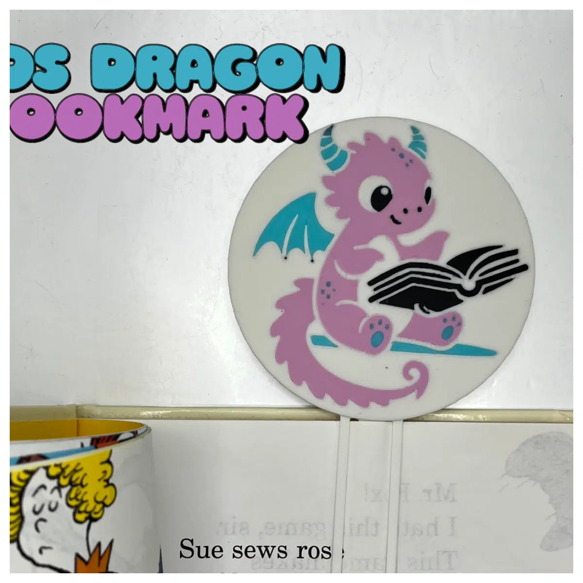 Kids Dragon Bookmark Fantasy Book Marker Dragon Design Creative Decoration Student Gift Reading Accessory for Kids