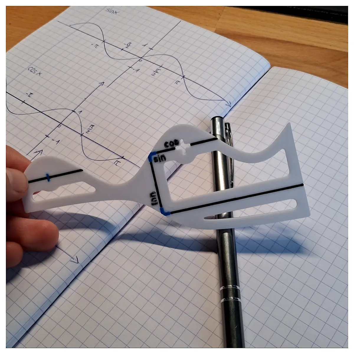 Trigonometric Stencil Angle Ruler Geometry Tool Drafting Template Measurement Learning Education
