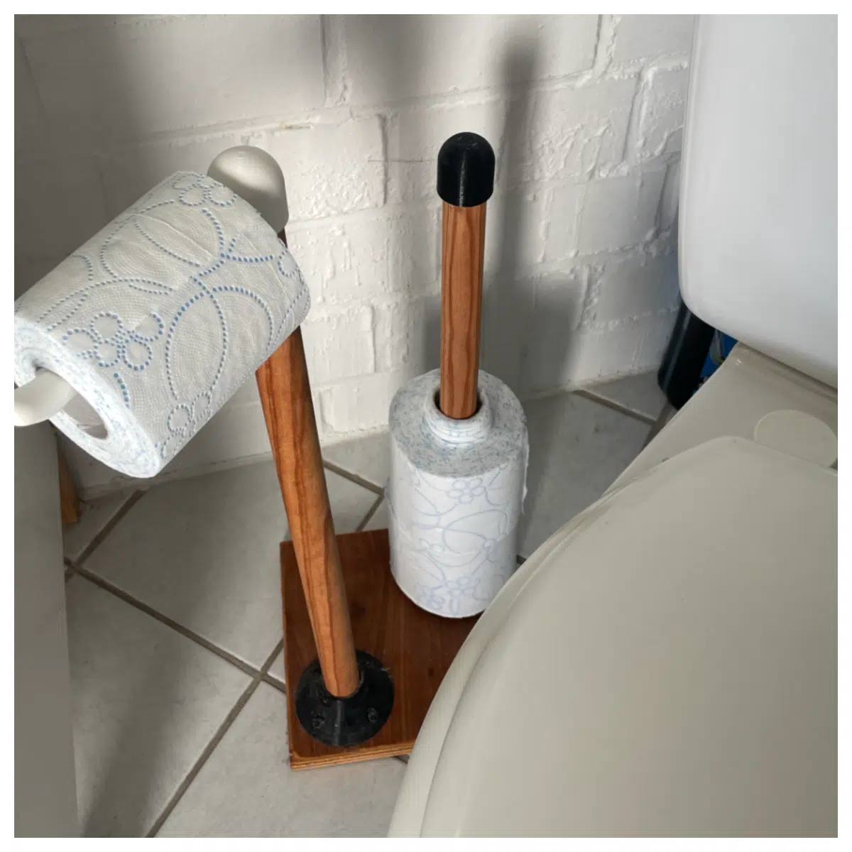 Toilet Paper Holder Shelf Bathroom Wall Mounted Holder Accessory Organizer Rack Storage for Toilet Paper Roll Bathrooms Kitchen