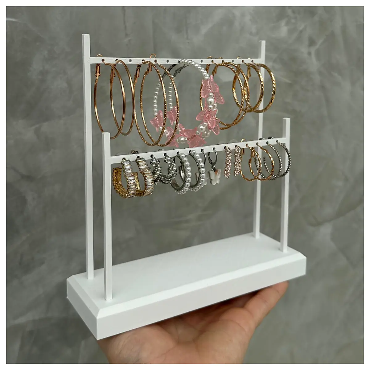 Earring Organizer Box Multi Functional Jewelry Storage Case Parts Repair