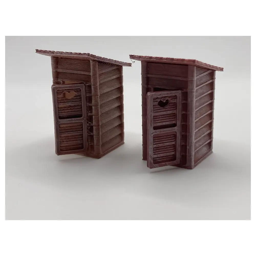 Wooden Outdoor Toilet Latrine Portable Garden Privy Emergency Toilet Supply Emergency Water Tank