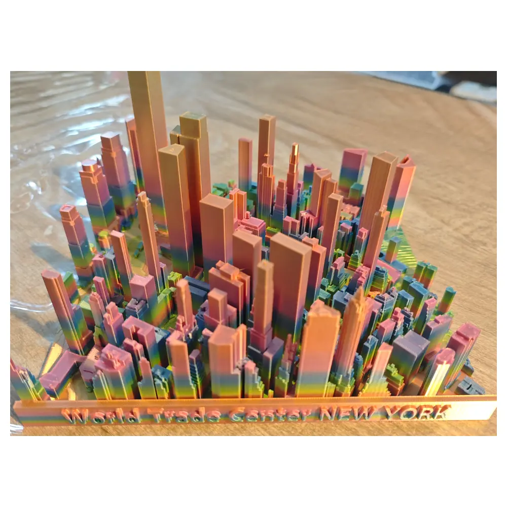 3D World Trade Center Model New York Architecture Model City Model Memorial Building Simulation
