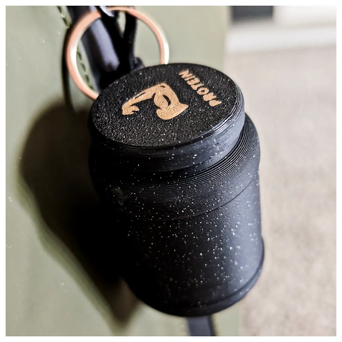 Protein Keychain Creatine Supplement Muscle Growth Fitness Strength Training Amino Acids