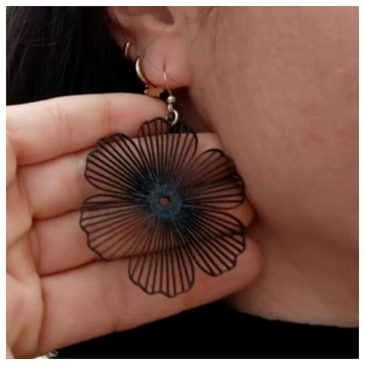 Earrings Flower Decoration Jewelry Elegant Accessories Purchase Wholesale Retail Supply