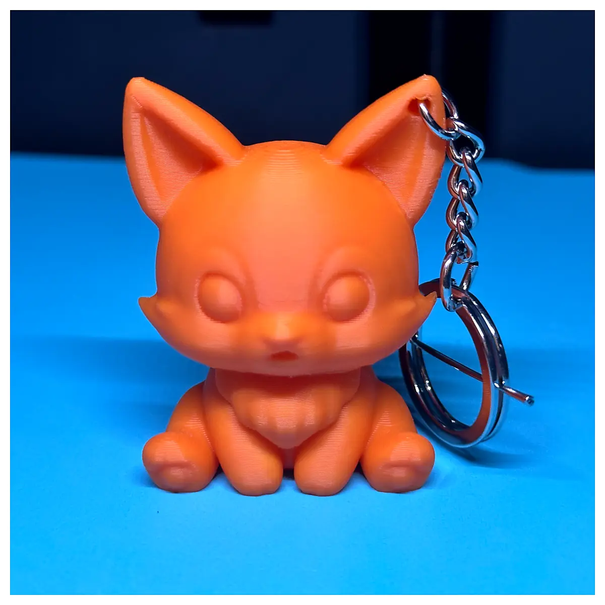 Fox Keychain Animal Decor Pet Gift Cute Figurine Gift Idea Fox Theme Accessories