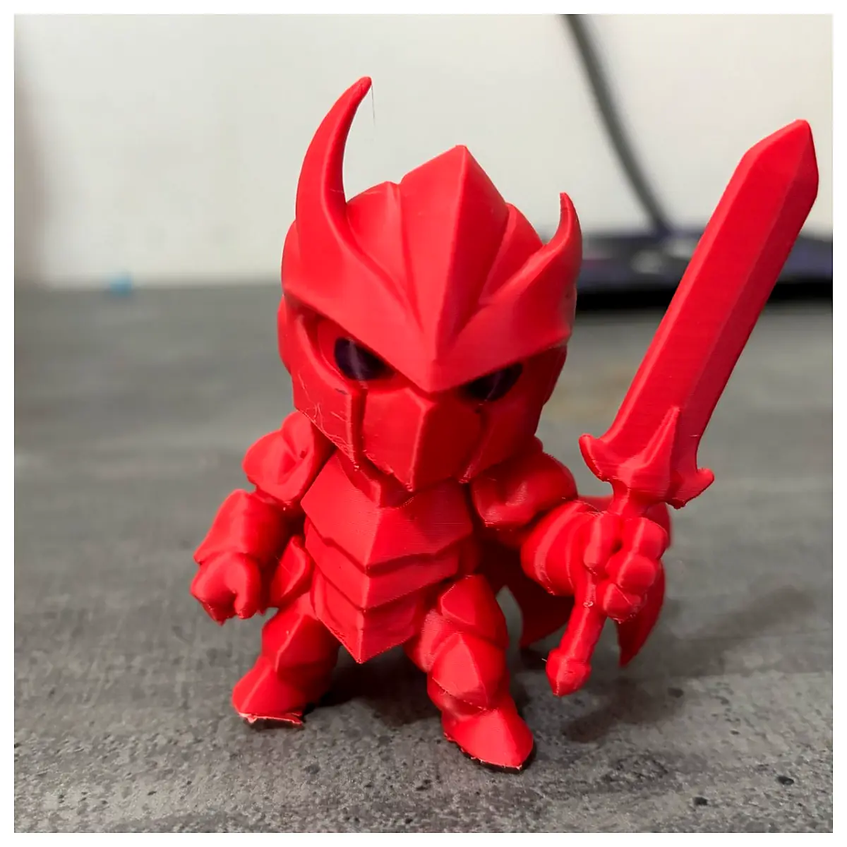 IGRIS Knight Chibi Model Toy Figure Collectible Anime Game Merchandise Armor