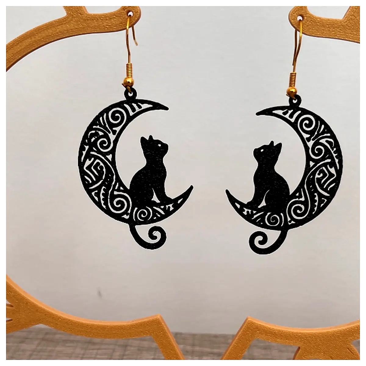 Cat Earrings Jewelry Moon Cat Pendant Necklace Bracelet Charm Buy Wholesale