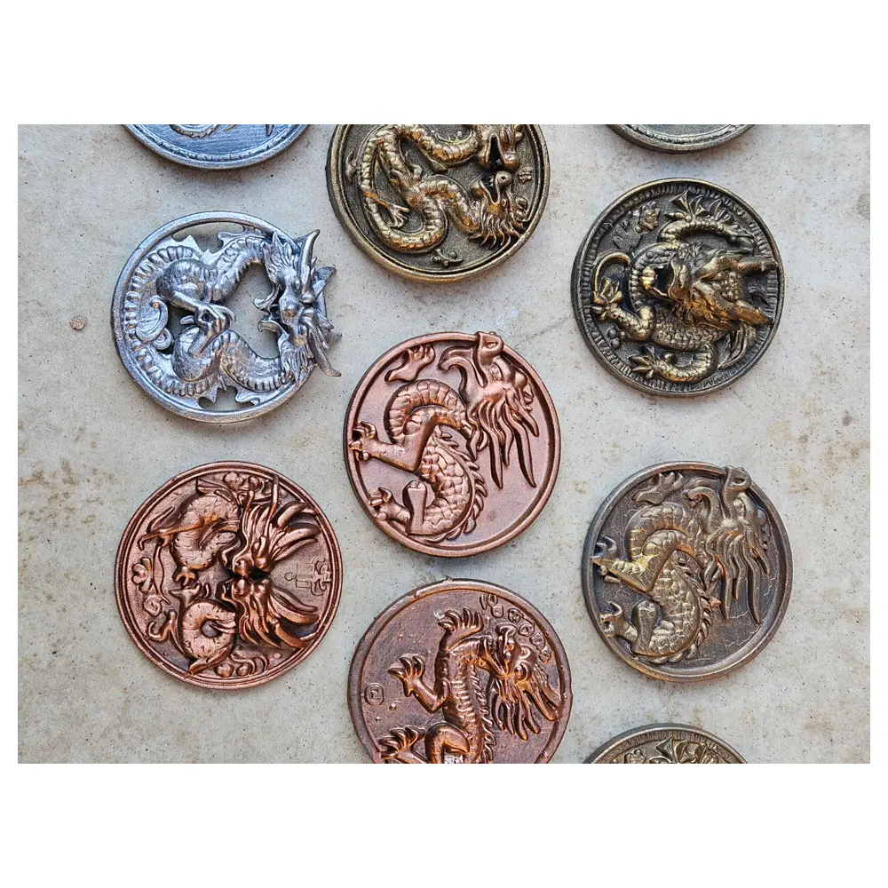Dragon Coins Collectible Coins Parts Repair Universal Coins Accessories Dragon Coins Value