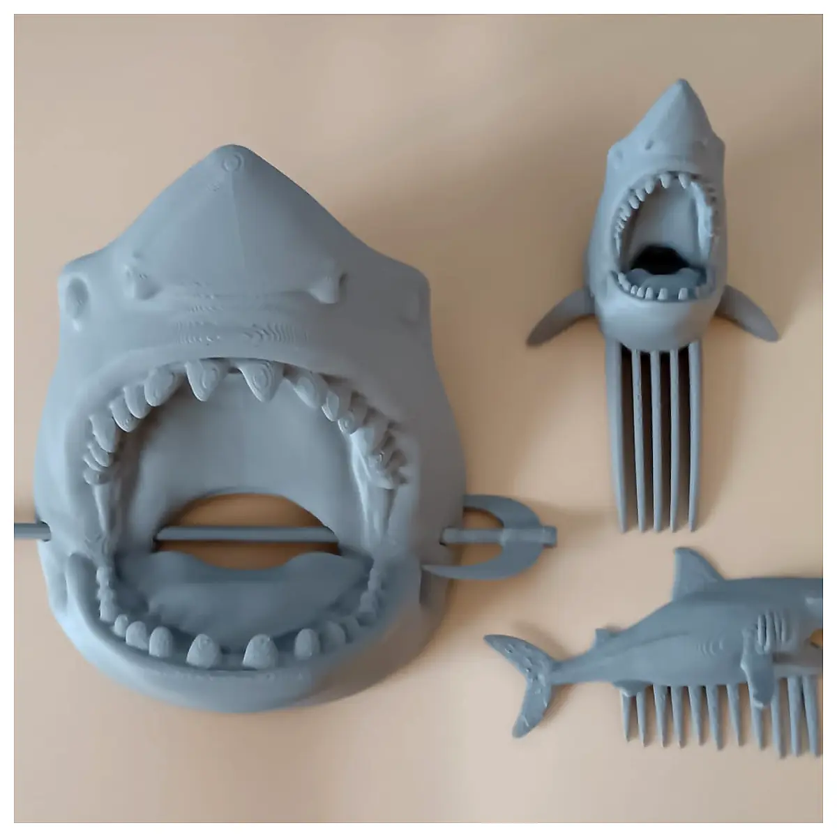 Shark Hair Comb Detangling Brush Pet Grooming Tool Fast Hair Brush Shark Bristles Hair Styling