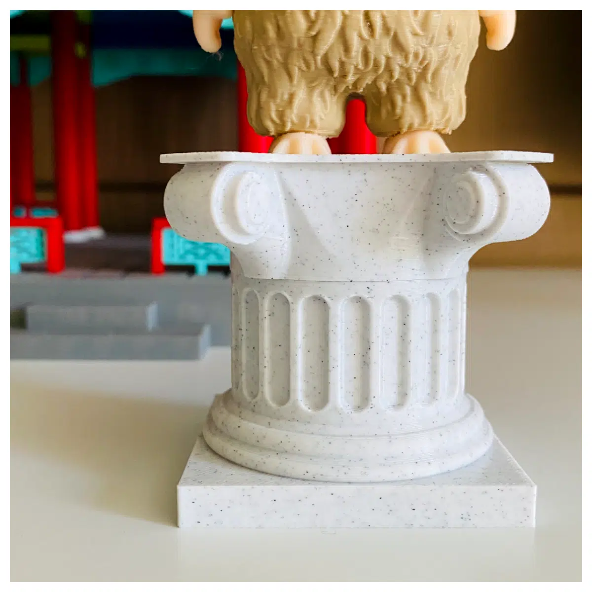 Labubu Retro Base Supports 3D Printing Miniatures Bubble Mart Figurine Model Universal Accessories Parts Stand