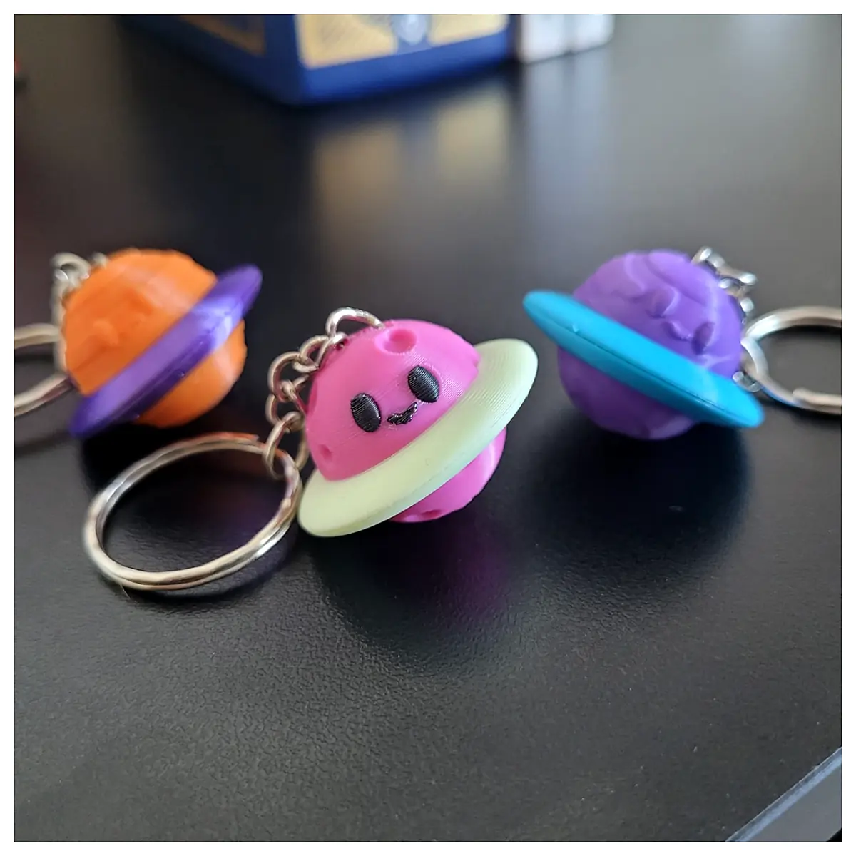 Cute Planet Keychains Space Decor Car Accessories Phone Charms Gifts Memorial Keepsakes Variety s
