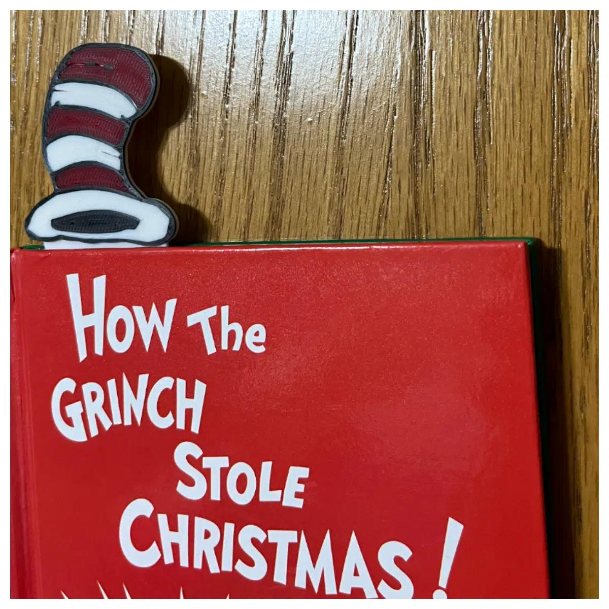 Cat in the Hat Bookmark Reading Decor Kids Gift Book Accessory Dr Seuss Children s Reading
