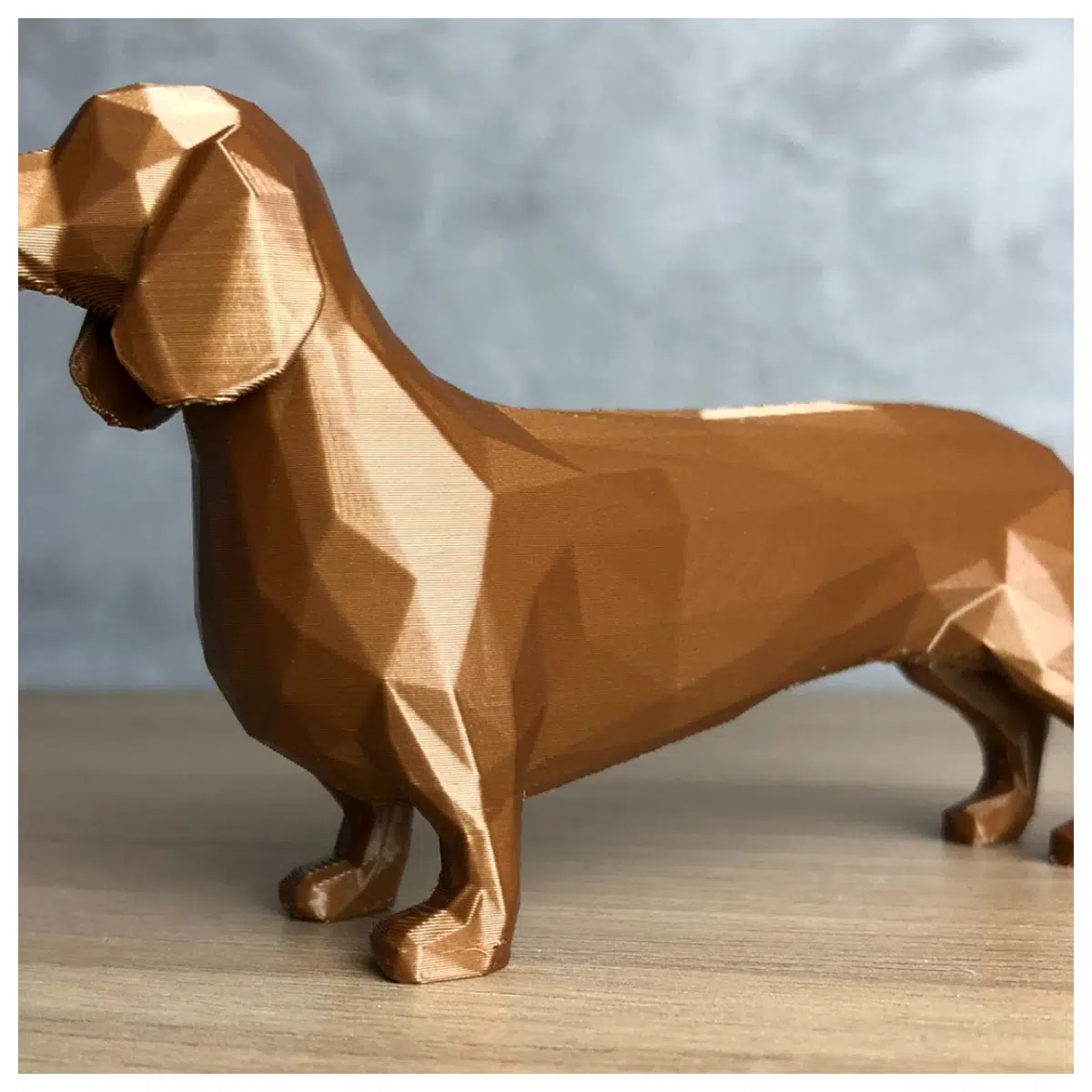 Dachshund Low Poly Model Dog Figure Toy Pet Model Miniature Dog Bed Accessories Puppy Play Set Dog Accessory Parts