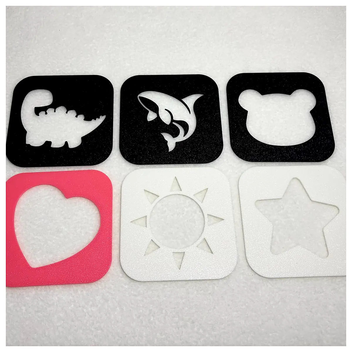 Kids Stencil Set Templates Shapes Art DIY Decor Crafting Toys Creative Stencils for Kids