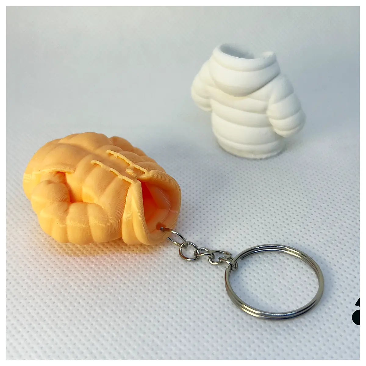 Puffer Jacket Keychain Universal Keyring Repair Parts Outdoor Gear Accessory