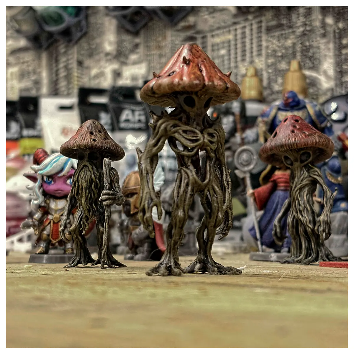 Myconid Hollow Warden Model Assembly Parts Repair Fix