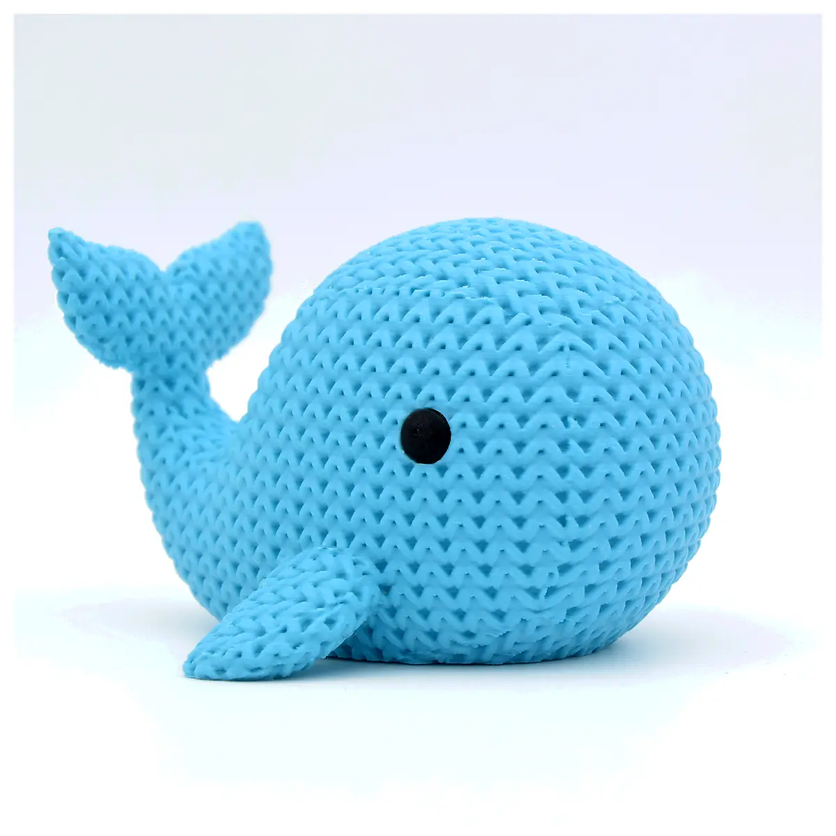 Knitted Whale Toy Plush Animal Kids Gift Baby Toy Soft Filling Plush New Born Gift