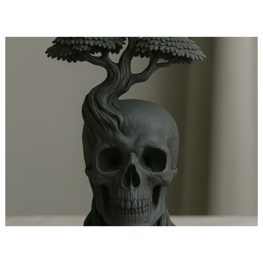 Tree of Life Skull Sculpture 3D Symbolic Art Bone Ornament Tree Root Art Tree Sculpture Decorative Skeleton