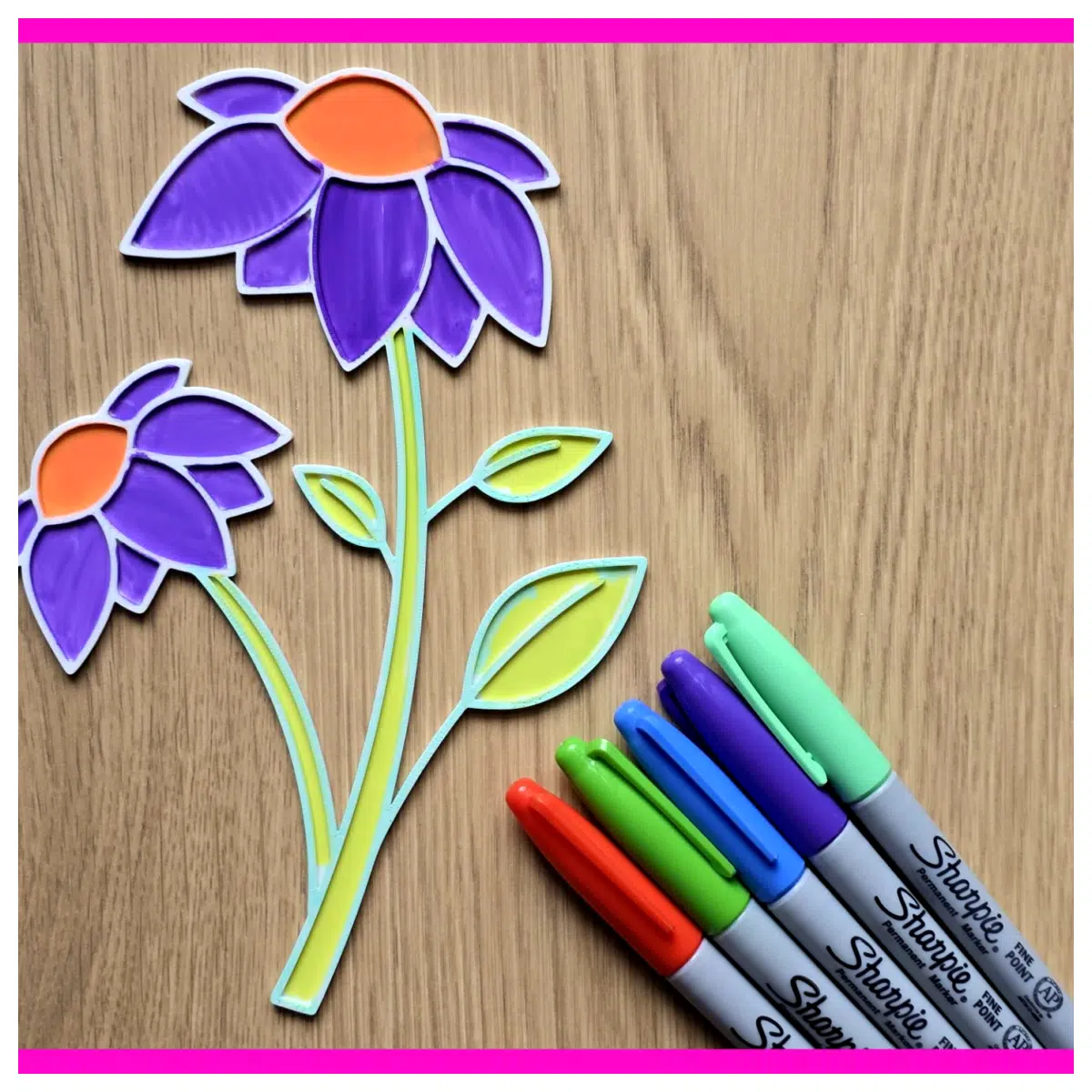 DIY Mother s Day Flower Gift Craft ing Set Kids Birthday Present Floral Decoration Creative Accessory