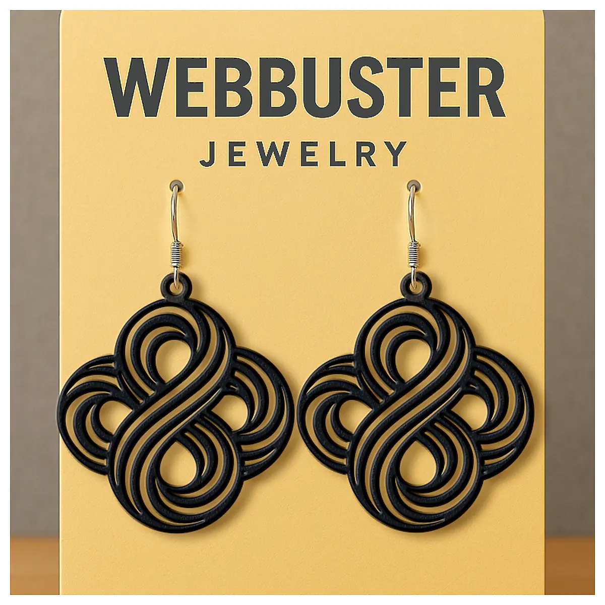Infinite Node of Love Earrings Design Romantic Gift Jewelry Accessories Repair Replacement