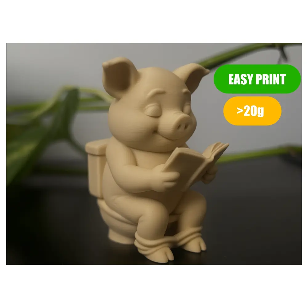 Toilet Pig Figurine Ceramic Decoration Piggy Bank Bathroom Decor Parts Repair Universal