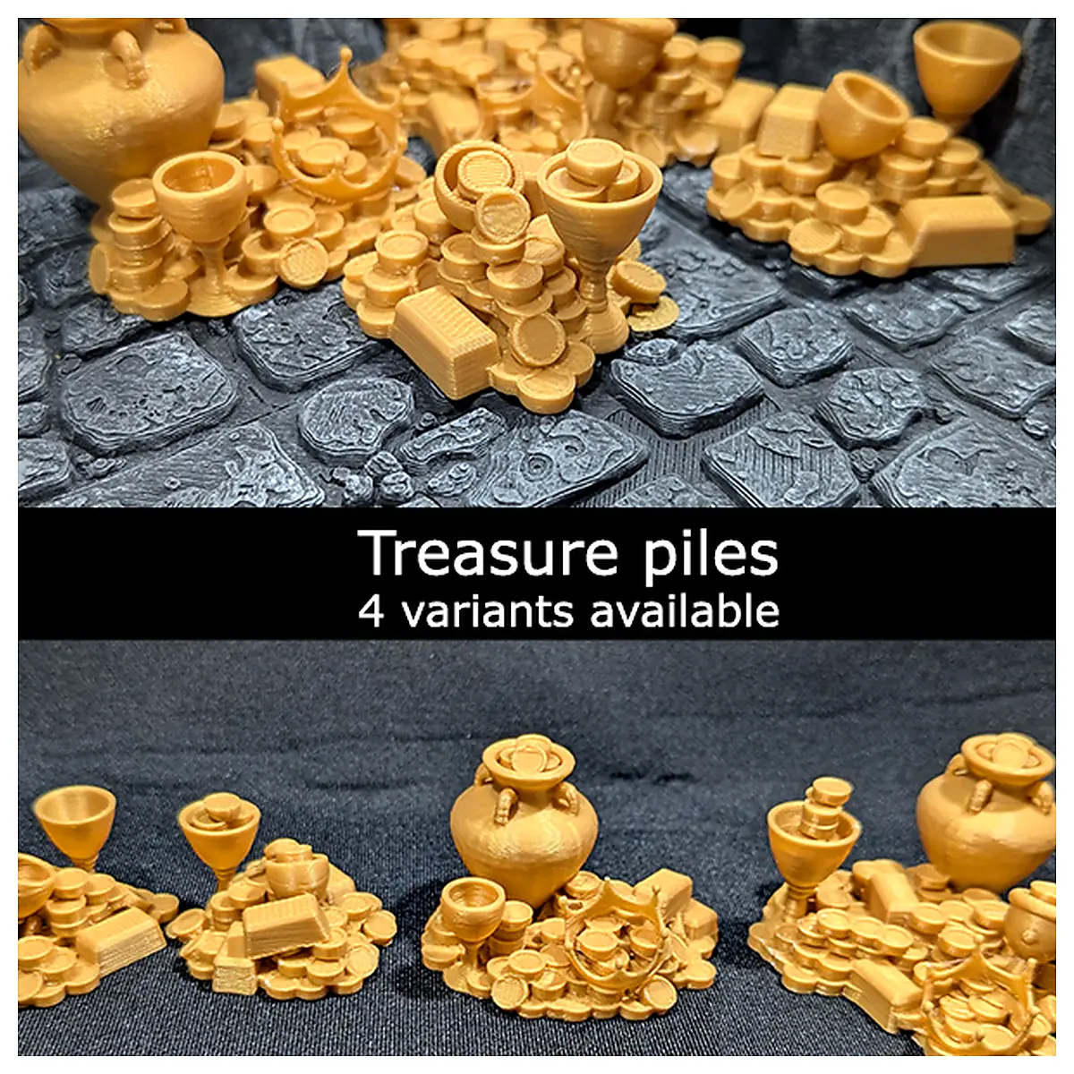 Treasure Piles Scatter Terrain Adventure Maps RPG Terrain Props Looting Exploration