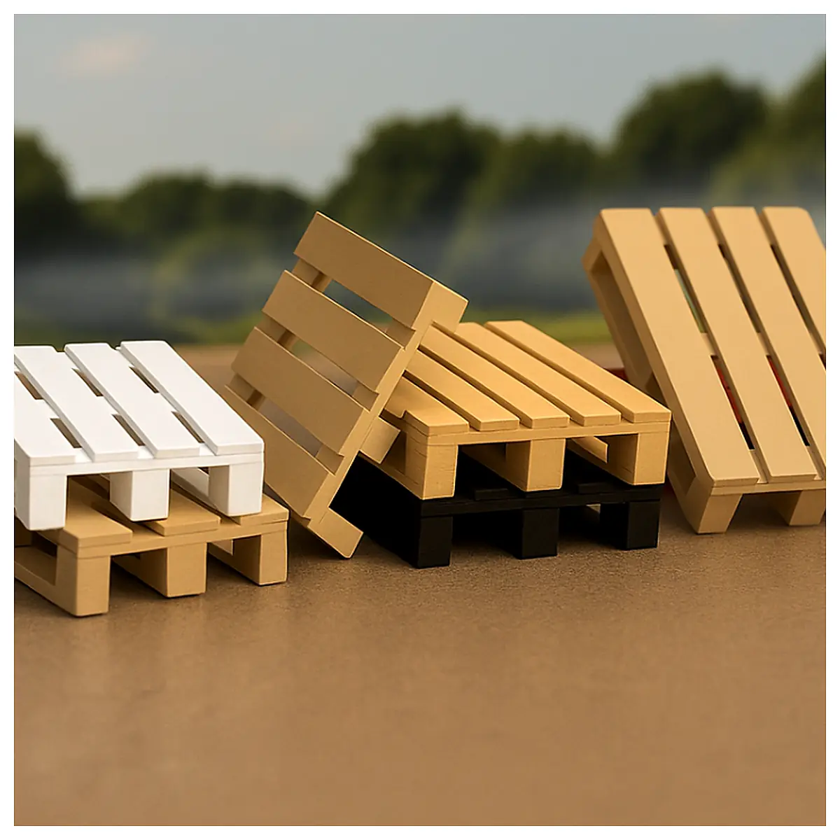 Pallet Industrial Heavy Duty Stackable Transport Parts Repair Universal Solutions