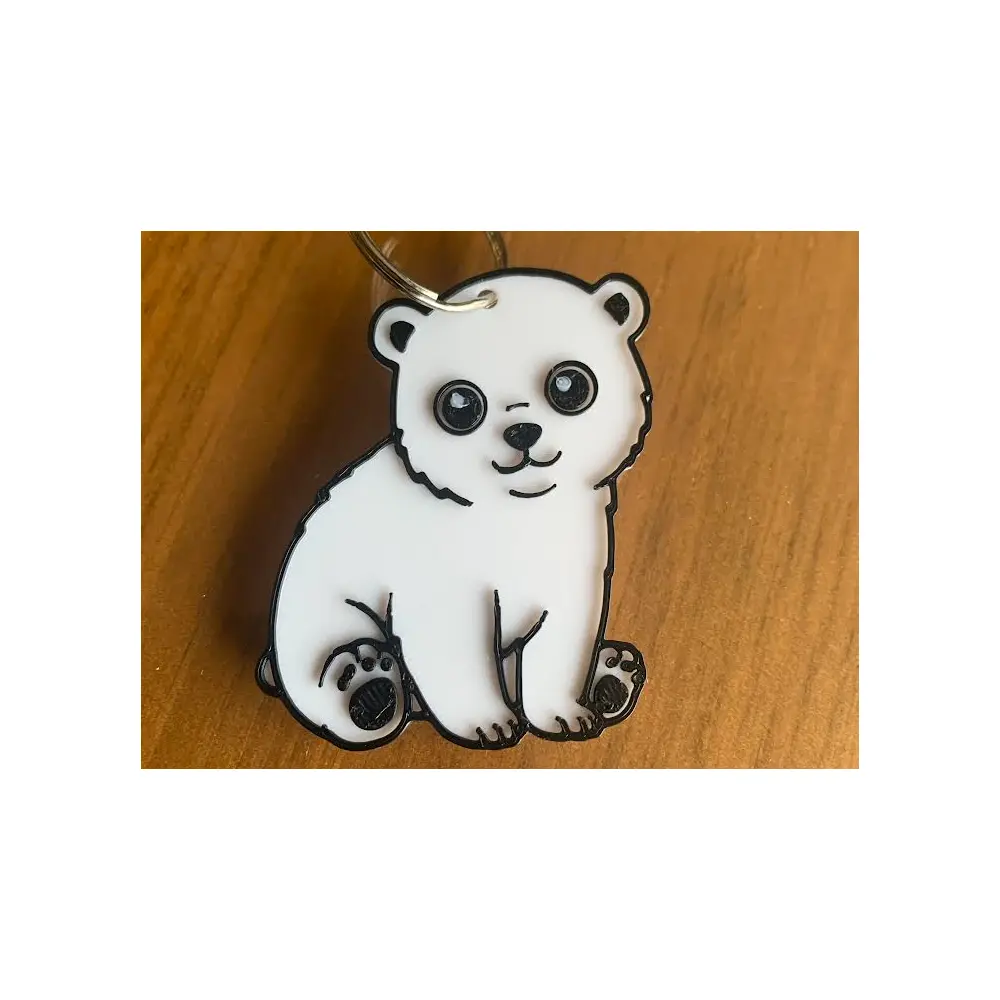 Cute Polar Bear Keychain Toy Gift Charms Keyring Animal Accessory Cute Gift Idea