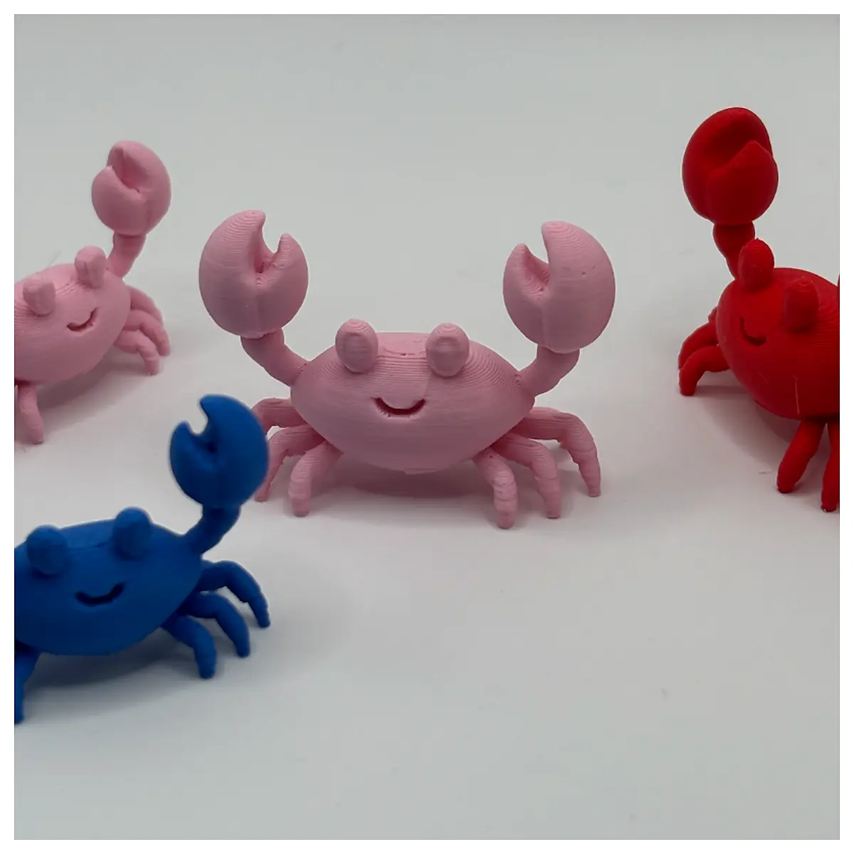 Tiny Crab 30 Minute Print Roleplay Toy Educational Games Kids Activity Character Play