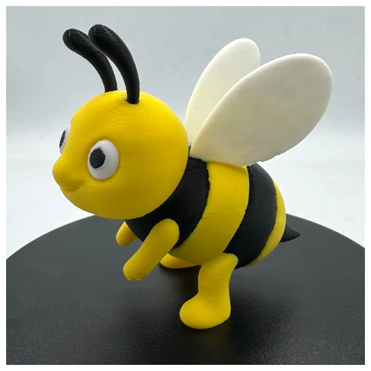 Cute Bee Toy Chibi Bee Model Realistic Bee Figurine Kids Toy Bee Parts Accessories