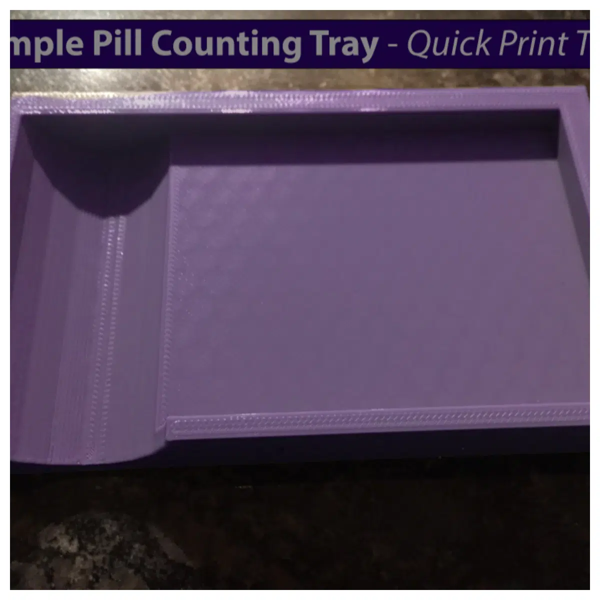 Pill Counting Tray Medication Organizer Dose Counter Pill Dispenser Easy Counting Aid Pill Box