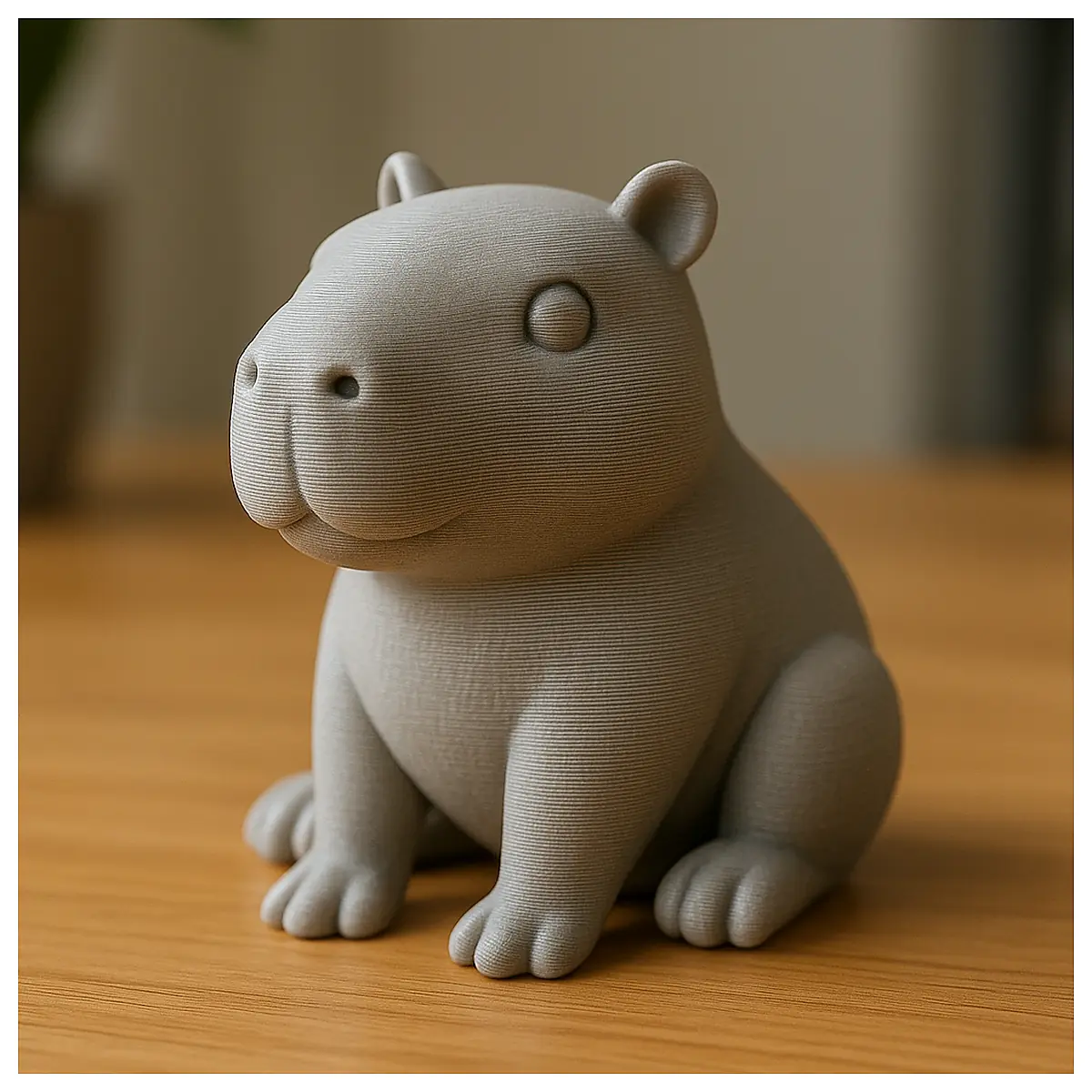 Cute Capybara Figurine Place Display Resin Art Collectible Universal Parts Repair