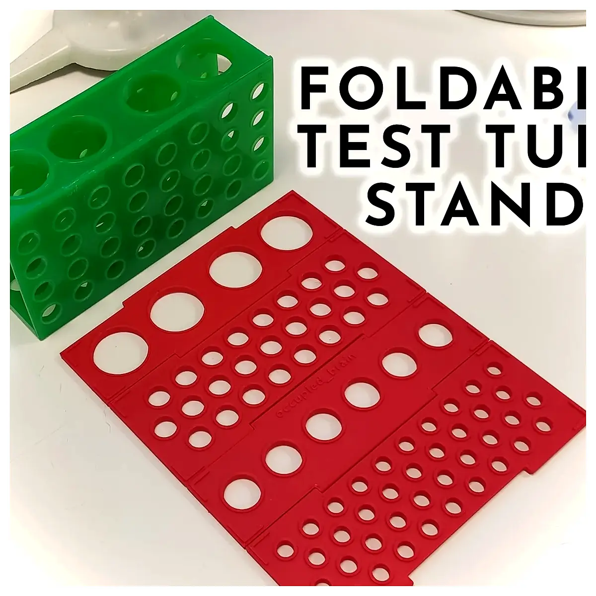 Foldable Test Tube Stand Lab Stand Adjustable Support Multi Purpose Experiment Equipment Repair Parts Maintenance