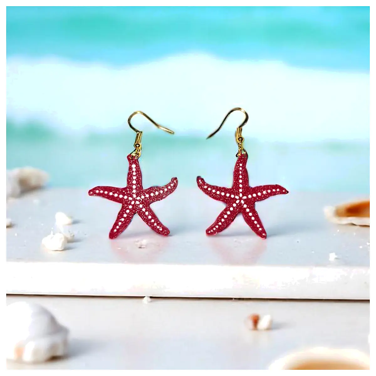 Starfish Earrings Repair Parts Replacement Accessories Jewelry Decoration Findings