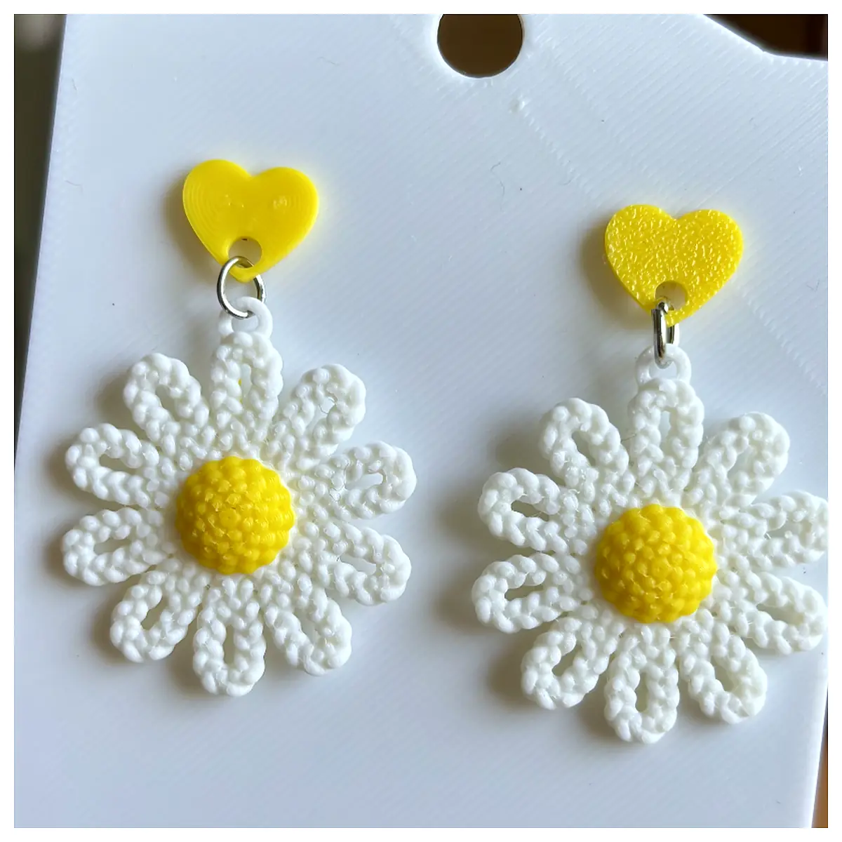 Woven Daisy Earrings Handmade Jewelry Elegant Women s Accessories Repair Parts Replacement