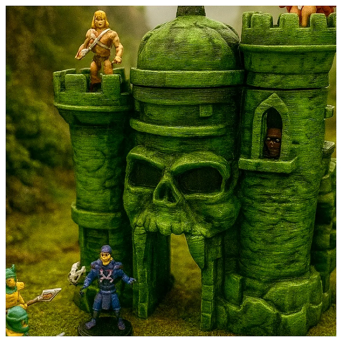 Castle Grayskull Model Toy Collectible Building Assembly Battle Game