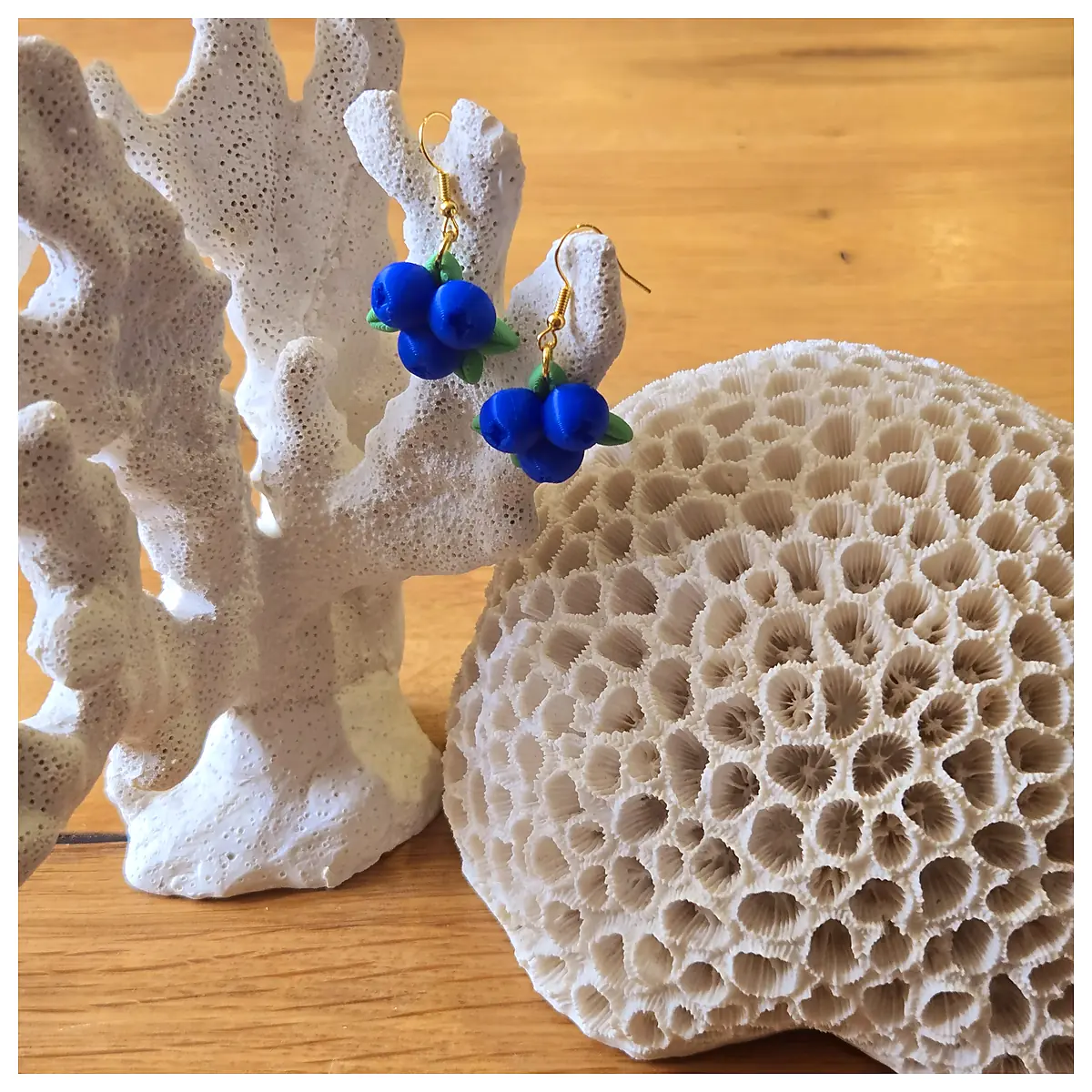 Blueberry Earrings Women s Fashion Small Decorative Blueberry Jewelry Blue Gem Earrings Elegant Gift