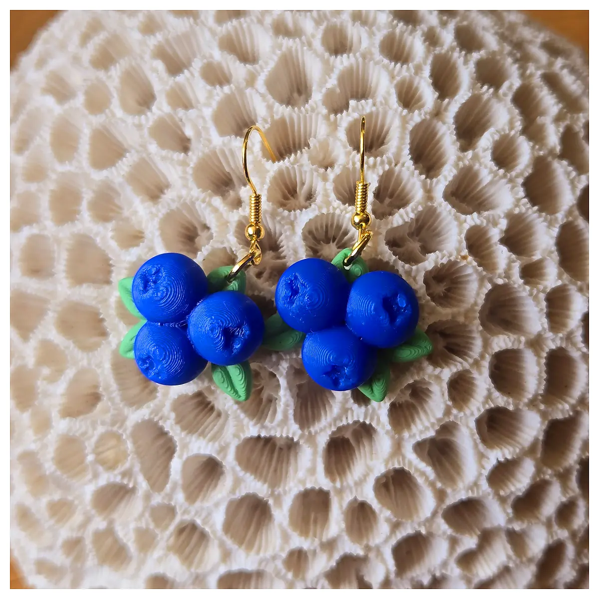 Blueberry Earrings Women s Fashion Small Decorative Blueberry Jewelry Blue Gem Earrings Elegant Gift