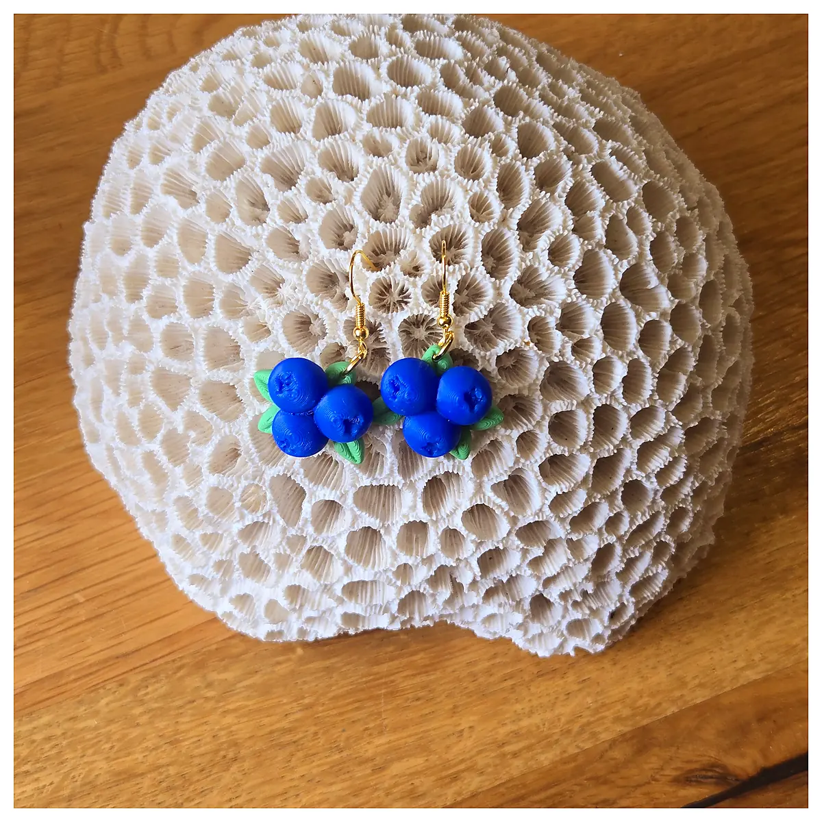 Blueberry Earrings Women s Fashion Small Decorative Blueberry Jewelry Blue Gem Earrings Elegant Gift