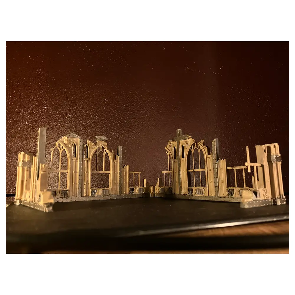 Urban Ruin Terrain 5 Scale Model Landscape Architecture Diorama Terrain Features Building Models Decoration Toys