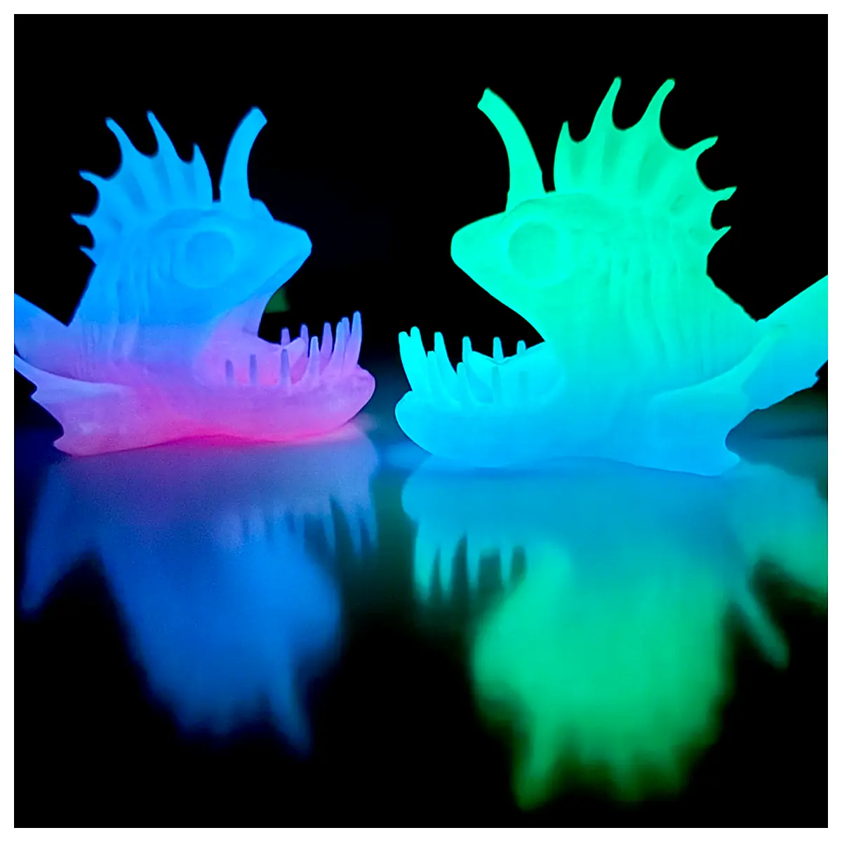Glowing Anglerfish Parts Repair Universal Fishing Gear Accessories Dive Equipment