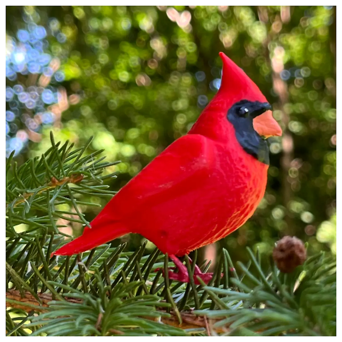 Cardinal Bird Realistic Figurine Bird Toy Bird Decoration Bird Lover Bird Food Wildlife