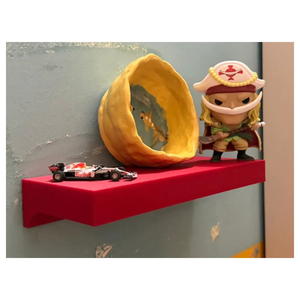 No Drill Floating Shelf Wall Mounted Shelf Unit Display Storage Easy Installation Universal